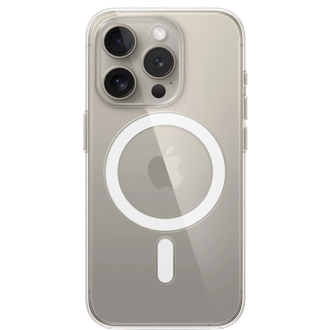 Ốp lưng MagSafe cho iPhone 15 Pro Max Nhựa trong Apple